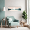 Lakeside Reflection Living Room Demo