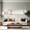Lakeside Reflection Living Room Demo