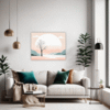 Lakeside Reflection Living Room Demo