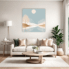 Lakeside Reflection Living Room Demo