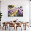 Lavender Field Breeze Dining Room Demo