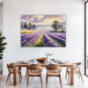 Lavender Field Breeze Dining Room Demo