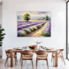 Lavender Field Breeze Dining Room Demo