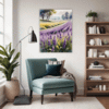 Lavender Field Breeze Living Room Demo