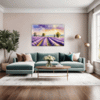 Lavender Field Breeze Living Room Demo