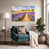 Lavender Fields Living Room Demo