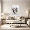 Lhasa Apso Abstract Art Living Room Demo