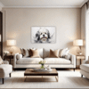 Lhasa Apso Abstract Art Living Room Demo