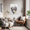 Lhasa Apso Abstract Art Office Demo