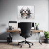 Lhasa Apso Abstract Art Office Demo