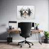 Lhasa Apso Abstract Art Office Demo