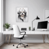 Lhasa Apso Abstract Art Office Demo