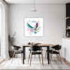 Liquid Energy Abstrac Dining Room Demo