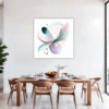 Liquid Energy Abstrac Dining Room Demo