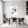 Liquid Energy Abstrac Dining Room Demo