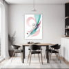 Liquid Energy Abstrac Dining Room Demo