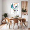 Liquid Energy Abstrac Dining Room Demo