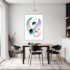 Liquid Energy Abstrac Dining Room Demo