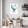 Liquid Energy Abstrac Dining Room Demo