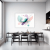 Liquid Energy Abstrac Dining Room Demo