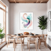 Liquid Energy Abstrac Dining Room Demo