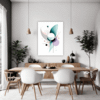 Liquid Energy Abstrac Dining Room Demo