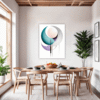 Liquid Energy Abstrac Dining Room Demo