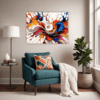 Lively Color Splash Living Room Demo