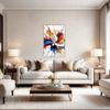 Lively Color Splash Living Room Demo