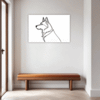 Lively Siberian Husky Hallway Demo