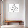 Lively Siberian Husky Hallway Demo