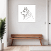 Lively Siberian Husky Hallway Demo