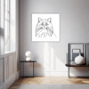 Long-Haired Persian Cat Hallway Demo