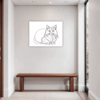 Long-Haired Persian Cat Hallway Demo