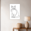 Long-Haired Persian Cat Hallway Demo