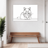 Long-Haired Persian Cat Hallway Demo