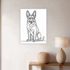 Loyal German Shepherd Hallway Demo