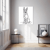 Loyal German Shepherd Hallway Demo