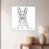 Loyal German Shepherd Hallway Demo
