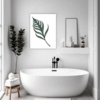 Lush Philodendron Foliage Bathroom Demo