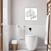 Lush Philodendron Foliage Bathroom Demo