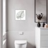 Lush Philodendron Foliage Bathroom Demo