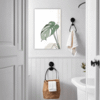 Lush Philodendron Foliage Bathroom Demo