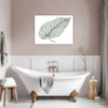 Lush Philodendron Foliage Bathroom Demo