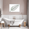 Lush Philodendron Foliage Bathroom Demo