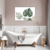 Lush Philodendron Foliage Bathroom Demo