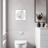 Lush Philodendron Foliage Bathroom Demo