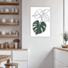 Lush Philodendron Foliage Kitchen Demo