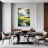 Lush Rainbow Meadow Dining Room Demo