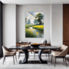 Lush Rainbow Meadow Dining Room Demo